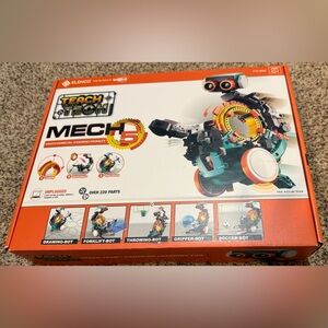 Elenco Teach Tech Mech 5 Mechanical Coding Robot - Multicolor